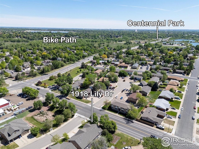 1918 Lily Dr, Loveland, CO 80537 - aerial view of residential area