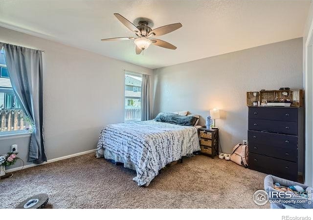4134 Cypress Ridge Ln, Wellington, CO 80549 - carpeted bedroom with ceiling fan