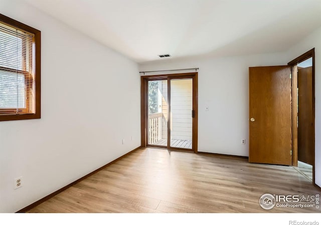 2962 Shadow Creek Dr Unit 306, Boulder, CO 80303 - unfurnished room with light wood-type flooring and baseboards