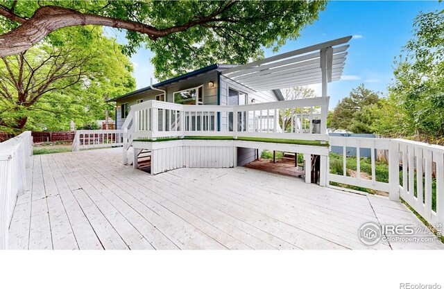 2648 Bradbury Ct, Fort Collins, CO 80521 - view of wooden deck