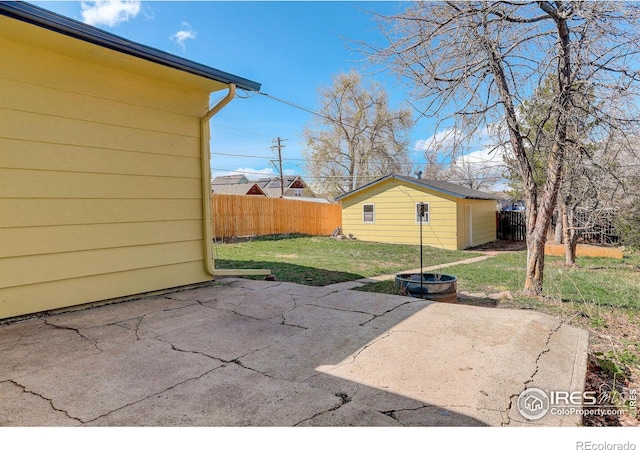 503 E Oak St, Lafayette, CO 80026 - view of patio with an outdoor structure