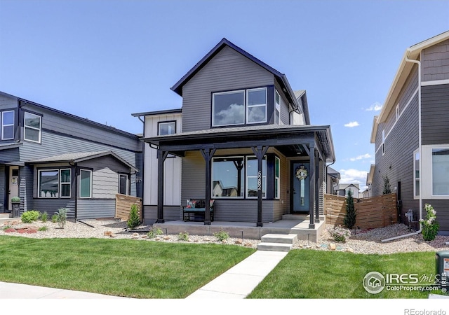 5282 Ribault St, Timnath, CO 80547 - contemporary house with a porch