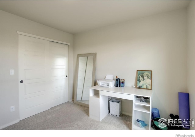 5282 Ribault St, Timnath, CO 80547 - office area with light carpet and baseboards