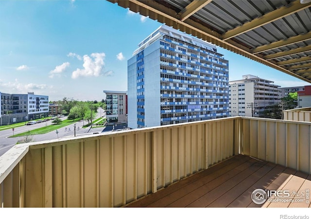 4110 Hale Pkwy # 5F, Denver, CO 80220 - balcony with a city view