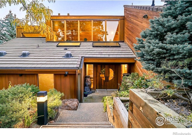 3746 Wonderland Hill Ave, Boulder, CO 80304 - view of modern home