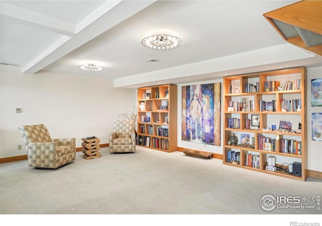 3746 Wonderland Hill Ave, Boulder, CO 80304 - living area featuring carpet and baseboards