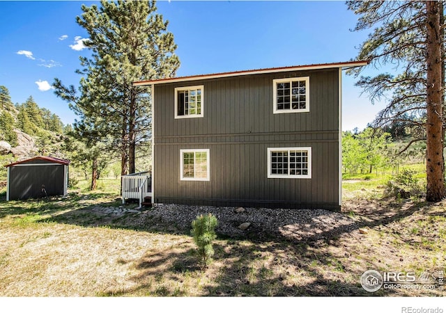 60 Horn Peak Dr, Livermore, CO 80536 - view of side of home with metal roof