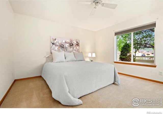 4603 Dusty Sage Ct Unit 4, Fort Collins, CO 80526 - bedroom featuring carpet, baseboards, and ceiling fan