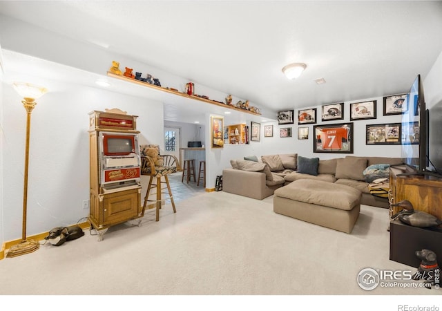 5196 32nd St, Greeley, CO 80634 - living room featuring carpet floors