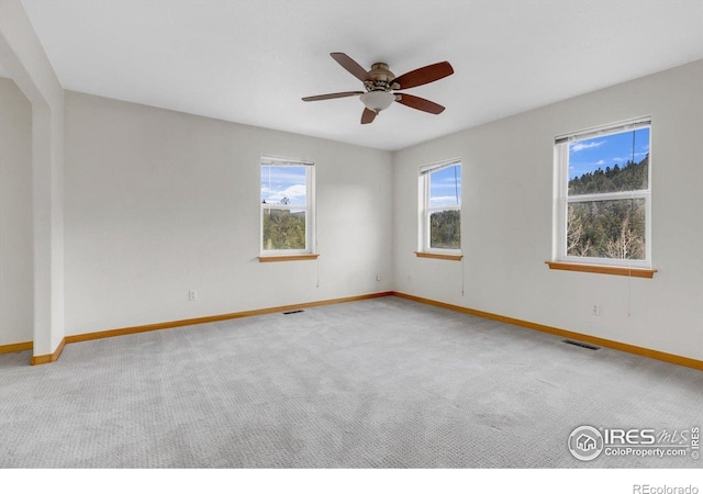 65 La Chula Rd, Black Hawk, CO 80422 - unfurnished room with baseboards, carpet floors, and a ceiling fan