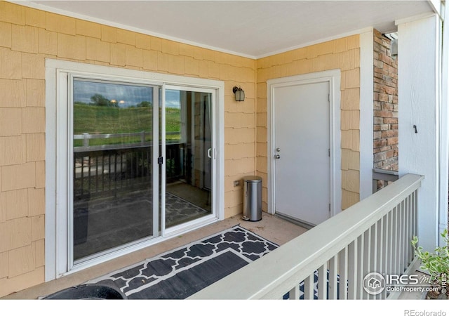 view of entrance to property