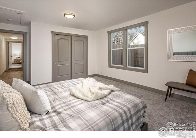 527 S Bryan Ave, Fort Collins, CO 80521 - carpeted bedroom featuring baseboards and a closet
