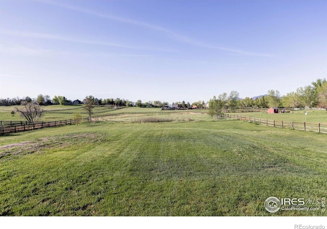 4932 Valkyrie Dr, Boulder, CO 80301 - view of yard featuring a view of rural / pastoral area