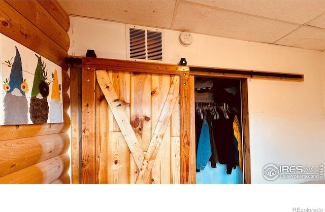 867 Windy Ridge Rd, Red Feather Lakes, CO 80545 - detailed view of a paneled ceiling