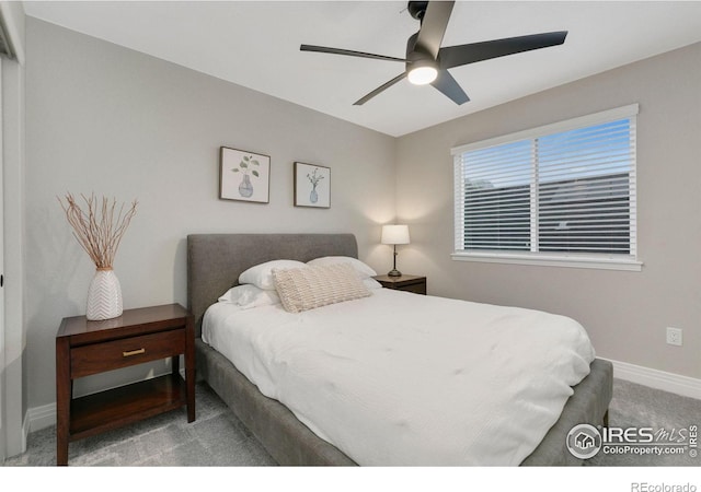 1203 Cabot Ct, Fort Collins, CO 80526 - bedroom featuring carpet floors, baseboards, and ceiling fan