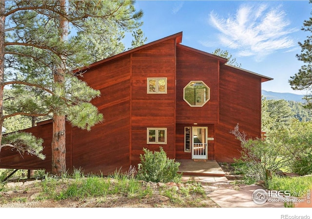 1101 Peakview Cir, Boulder, CO 80302 - view of front of house with a mountain view