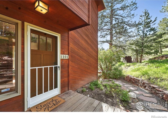 1101 Peakview Cir, Boulder, CO 80302 - view of doorway to property