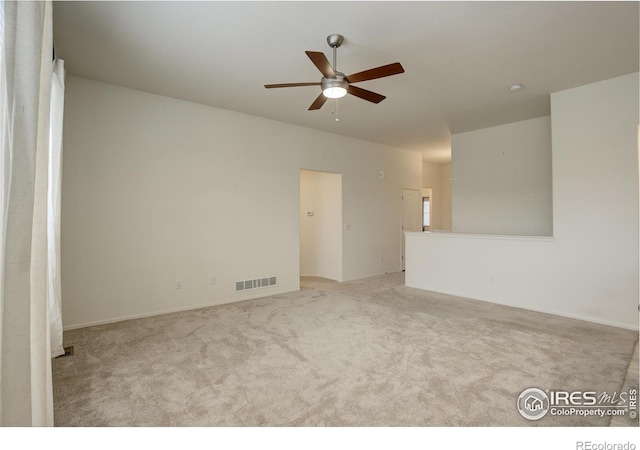 1540 Murrlet St, Berthoud, CO 80513 - carpeted spare room with ceiling fan