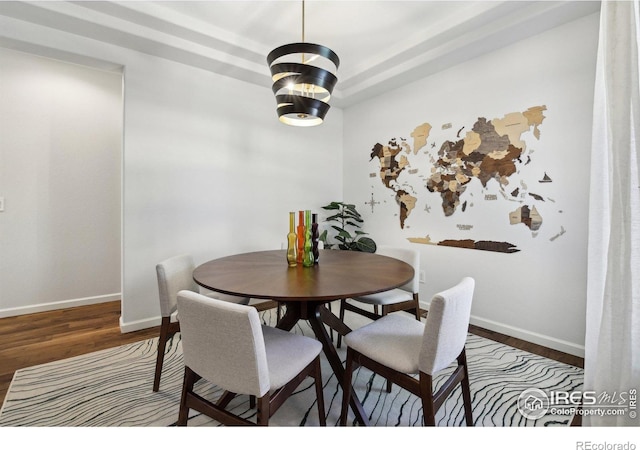 4109 Frederick Cir, Longmont, CO 80503 - dining room with wood finished floors and baseboards