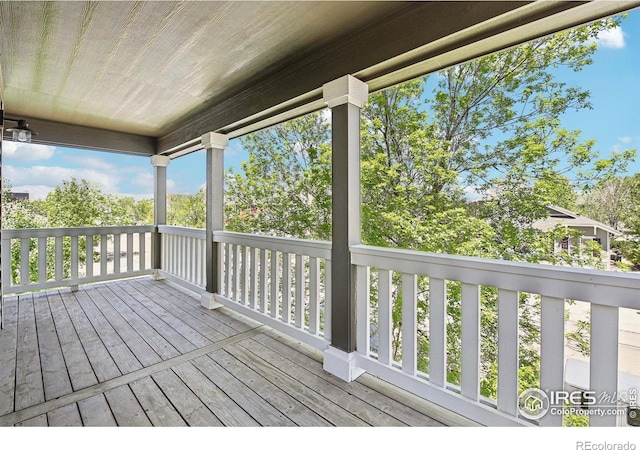 4109 Frederick Cir, Longmont, CO 80503 - view of wooden deck