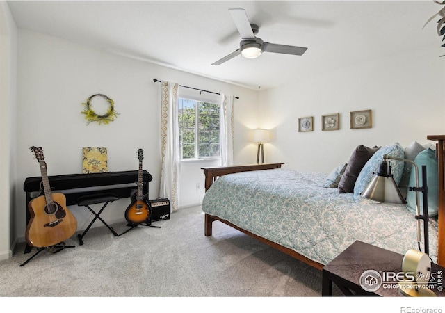 4109 Frederick Cir, Longmont, CO 80503 - carpeted bedroom with ceiling fan