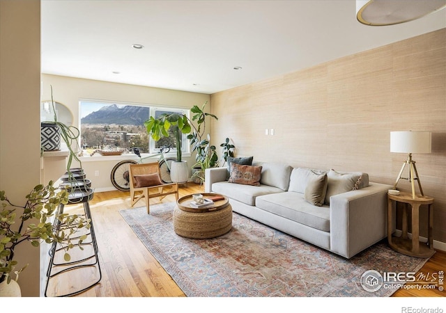 1201 Balsam Ave Unit 302, Boulder, CO 80304 - living area with wood finished floors and baseboards
