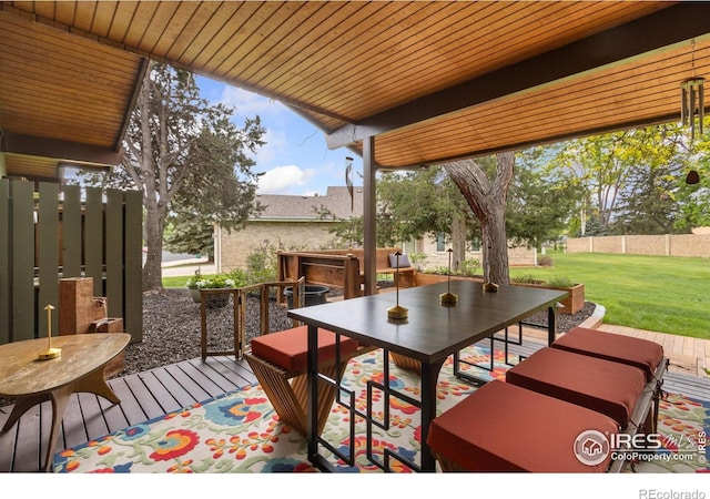 4456 W Pioneer Dr, Greeley, CO 80634 - view of patio / terrace with outdoor dining area
