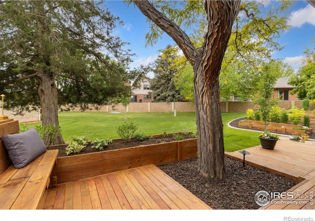 4456 W Pioneer Dr, Greeley, CO 80634 - view of wooden deck