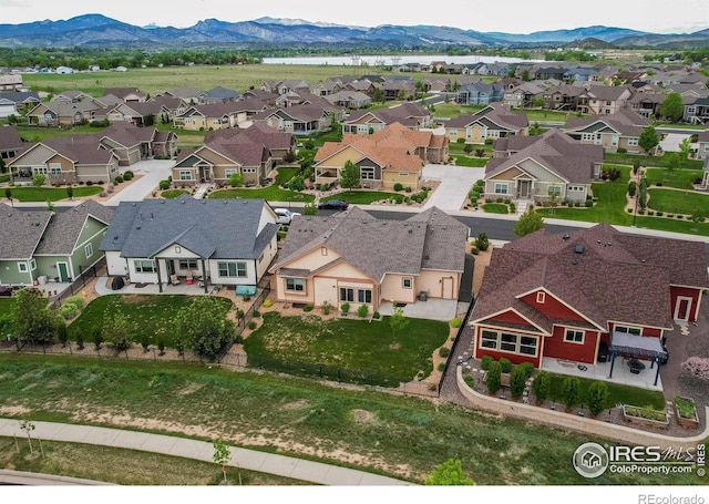 3570 Saguaro Dr, Loveland, CO 80537 - aerial perspective of suburban area with mountains