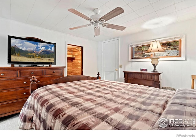 2459 W US Highway 34, Drake, CO 80515 - carpeted bedroom featuring ceiling fan