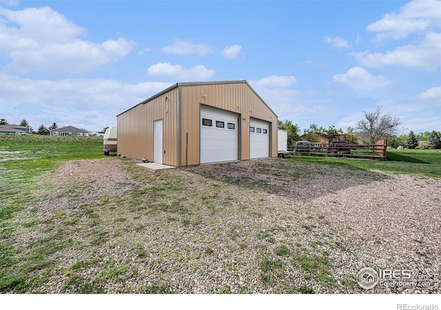 4601 N Sunshine Ct, Loveland, CO 80537 - view of detached garage