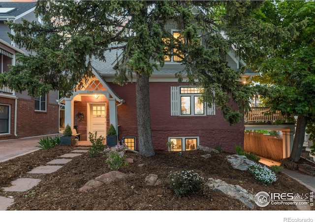 1133 Mapleton Ave, Boulder, CO 80304 - view of front facade with brick siding
