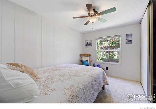 185 Meadow Ln, Bellvue, CO 80512 - carpeted bedroom featuring ceiling fan