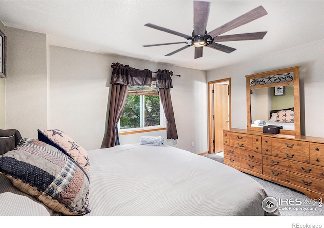 2325 42nd Avenue Ct, Greeley, CO 80634 - bedroom with carpet flooring and a ceiling fan
