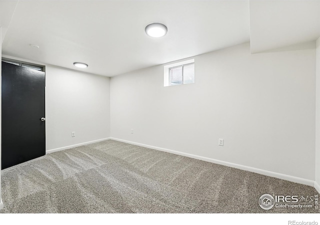 1832 24th Avenue Pl, Greeley, CO 80634 - basement featuring carpet and baseboards