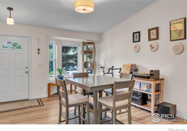 2940 E Yarrow Cir, Superior, CO 80027 - dining space featuring light wood-type flooring and baseboards