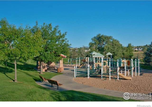 2940 E Yarrow Cir, Superior, CO 80027 - community jungle gym featuring a lawn