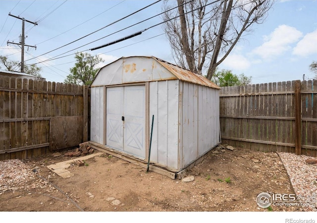 405 16th Ave, Greeley, CO 80631 - view of shed with a fenced backyard