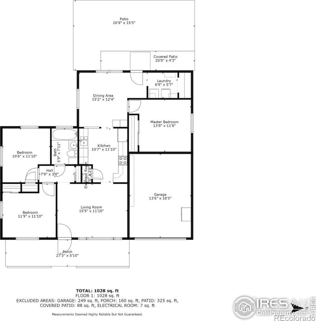 405 16th Ave, Greeley, CO 80631 - floor plan / room layout