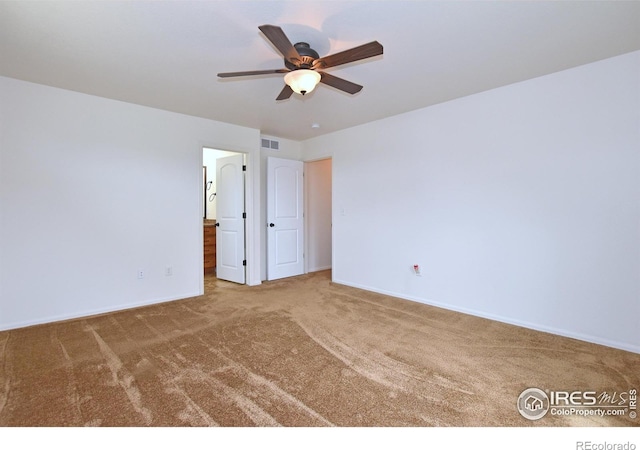 2334 75th Ave, Greeley, CO 80634 - carpeted empty room featuring a ceiling fan and baseboards