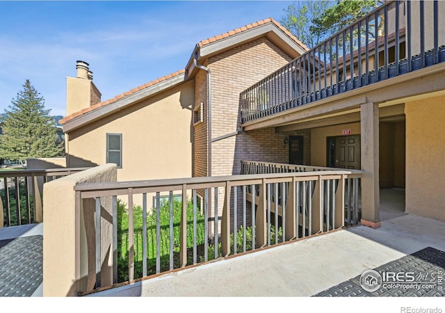 4475 Laguna Pl Unit 201, Boulder, CO 80303 - view of patio / terrace with a balcony