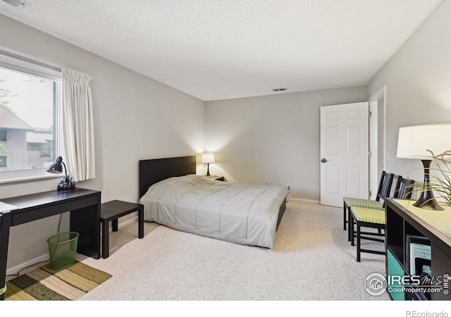 4475 Laguna Pl Unit 201, Boulder, CO 80303 - bedroom with carpet, a textured ceiling, and baseboards