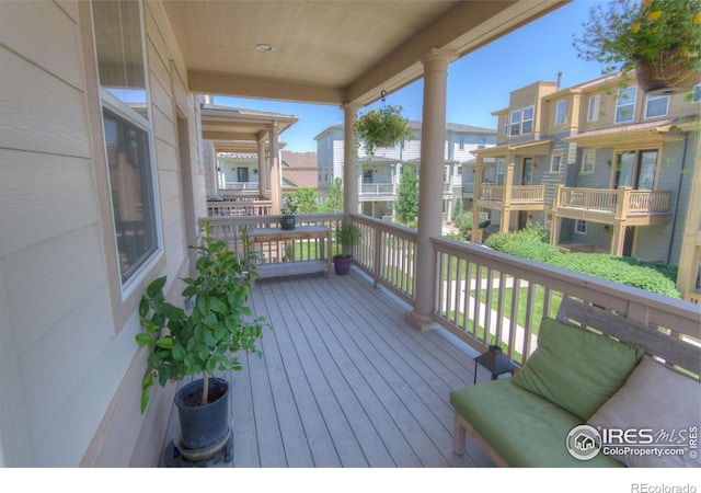 705 Rawlins Way, Lafayette, CO 80026 - deck featuring a residential view