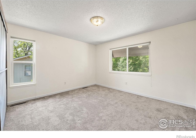 1215 Centaur Cir Unit A, Lafayette, CO 80026 - carpeted empty room featuring a textured ceiling and baseboards