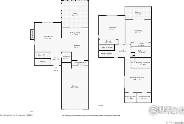 1215 Centaur Cir Unit A, Lafayette, CO 80026 - room layout