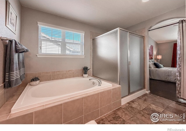 2190 Winding Dr, Longmont, CO 80504 - ensuite bathroom featuring a garden tub and a stall shower