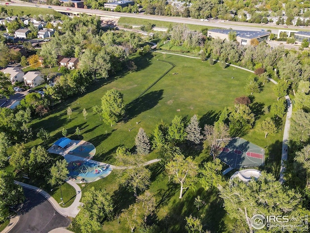 3345 Hickok Pl, Boulder, CO 80301 - drone / aerial view of a tree filled landscape