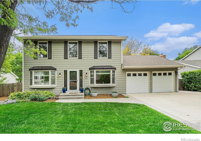 1119 Oakmont Ct, Fort Collins, CO 80525 - colonial house with an attached garage and driveway