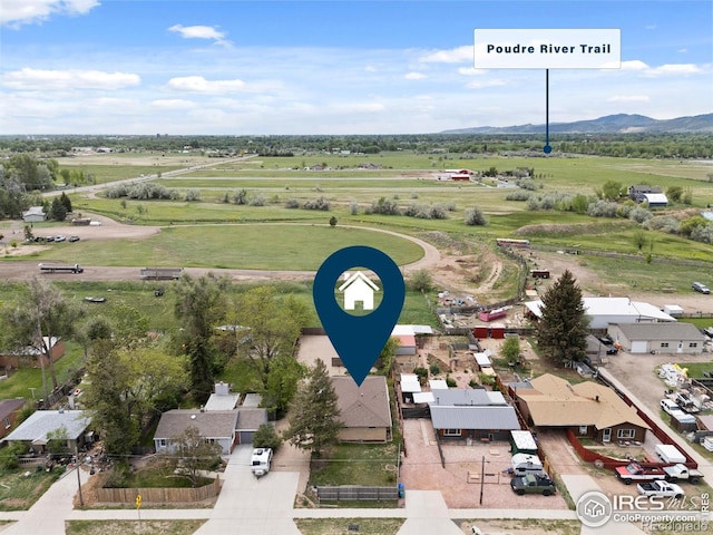 1217 N US Highway 287, Fort Collins, CO 80524 - aerial view of sparsely populated area featuring a mountainous background