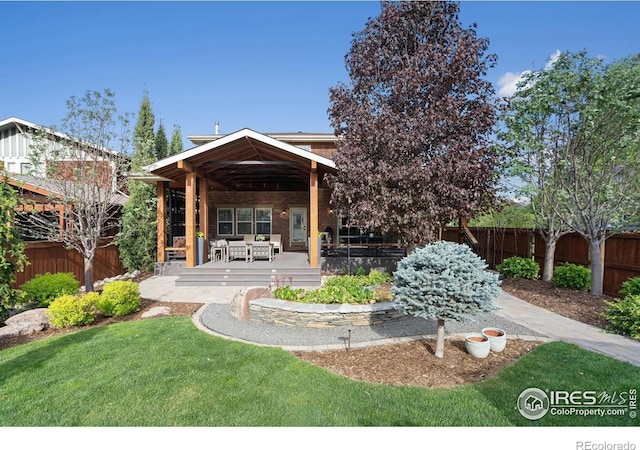 317 Wood St, Fort Collins, CO 80521 - view of yard featuring outdoor lounge area